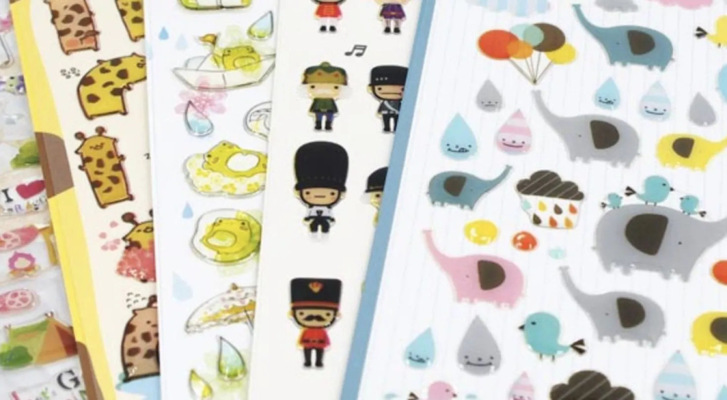 Pawoo Elephant Epoxy Sticker
