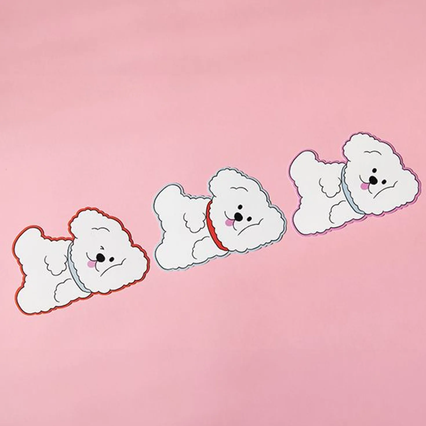 3pcs Animal Friends Card & Envelope Set