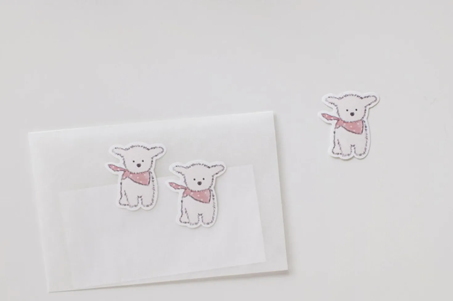 21pcs Baby Puppy Cereal Sticker Set