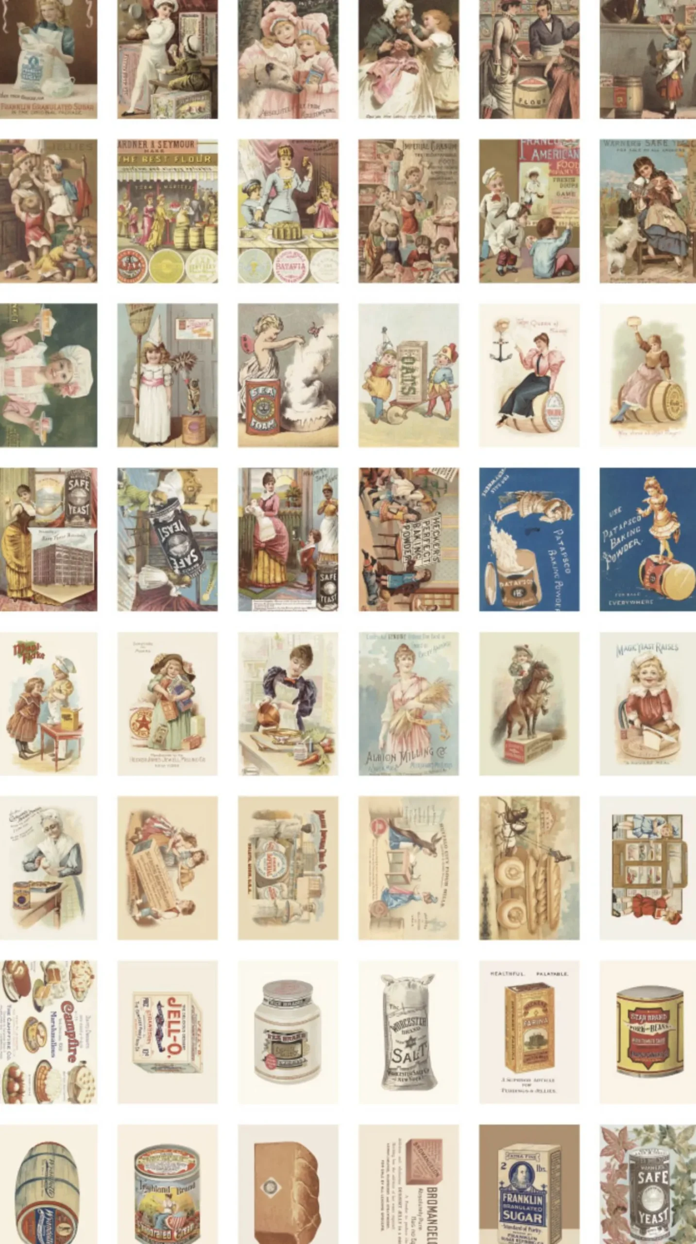 48pcs Baking Label Sticker Set