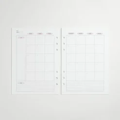 7pcs Basic 6 Ring A5 Binder Set