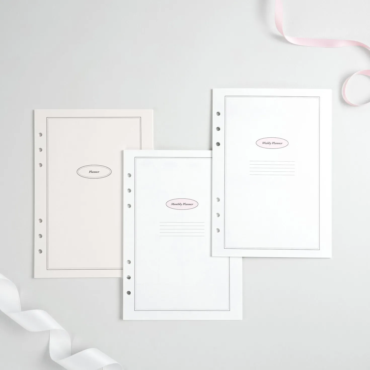 7pcs Basic 6 Ring A5 Binder Set