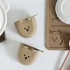 2pcs Bear Silicone Oven Mitt Set