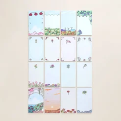 6pcs Blooming Garden Sticky Note Set