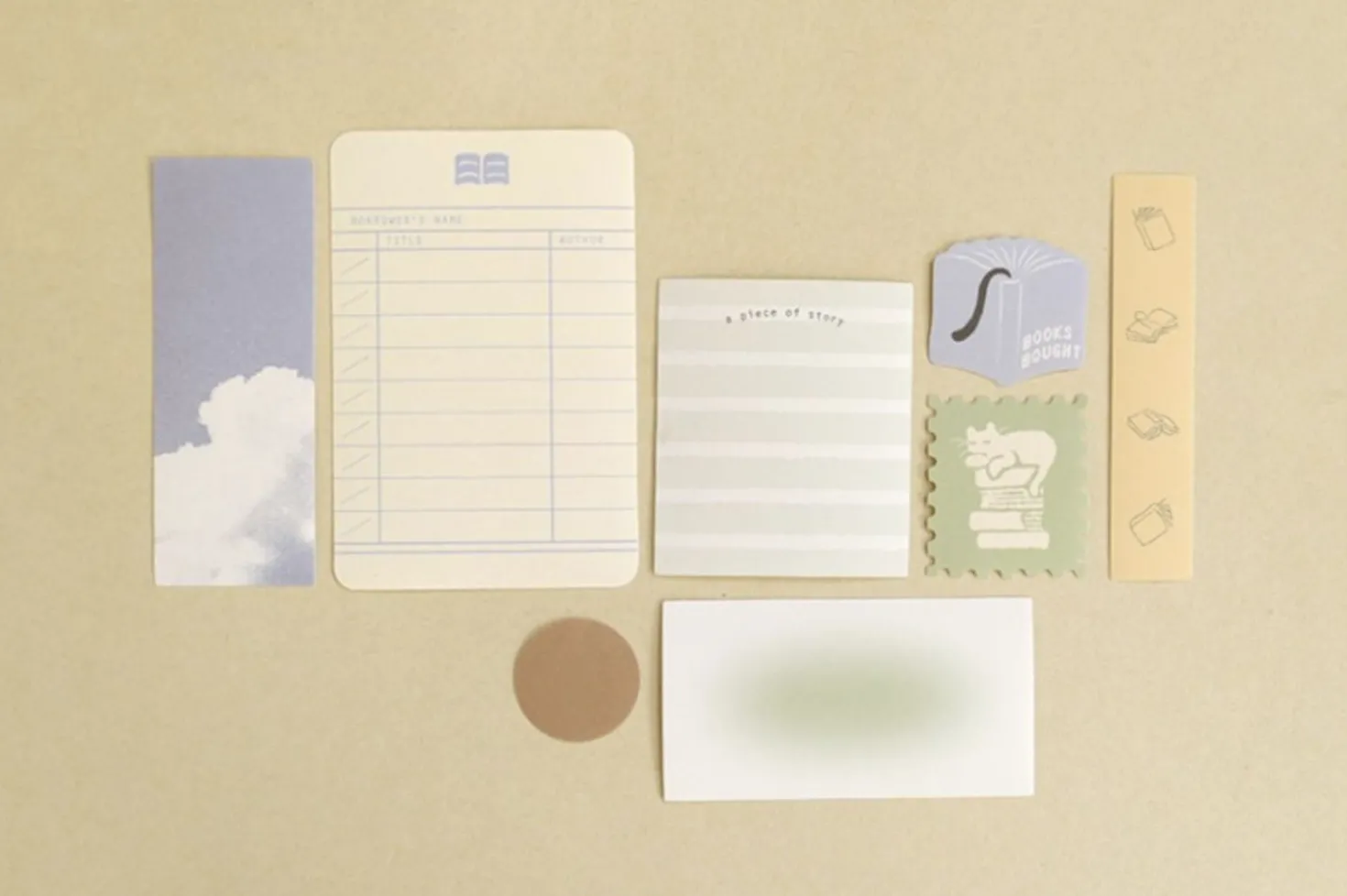 8pcs Book On Point Sticker Set