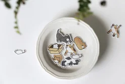 21pcs Cat Cereal Sticker Set