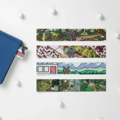 5pcs Cat in Seattle Bookmark Set