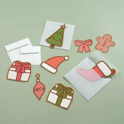 10pcs Christmas Mini Card Set
