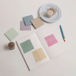 9pcs Colorful Dot Grid Sticky Note Set