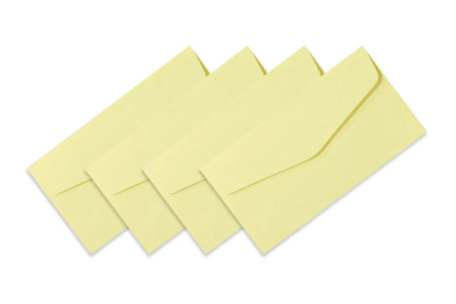 4pcs Colorful Horizontal Envelope Set
