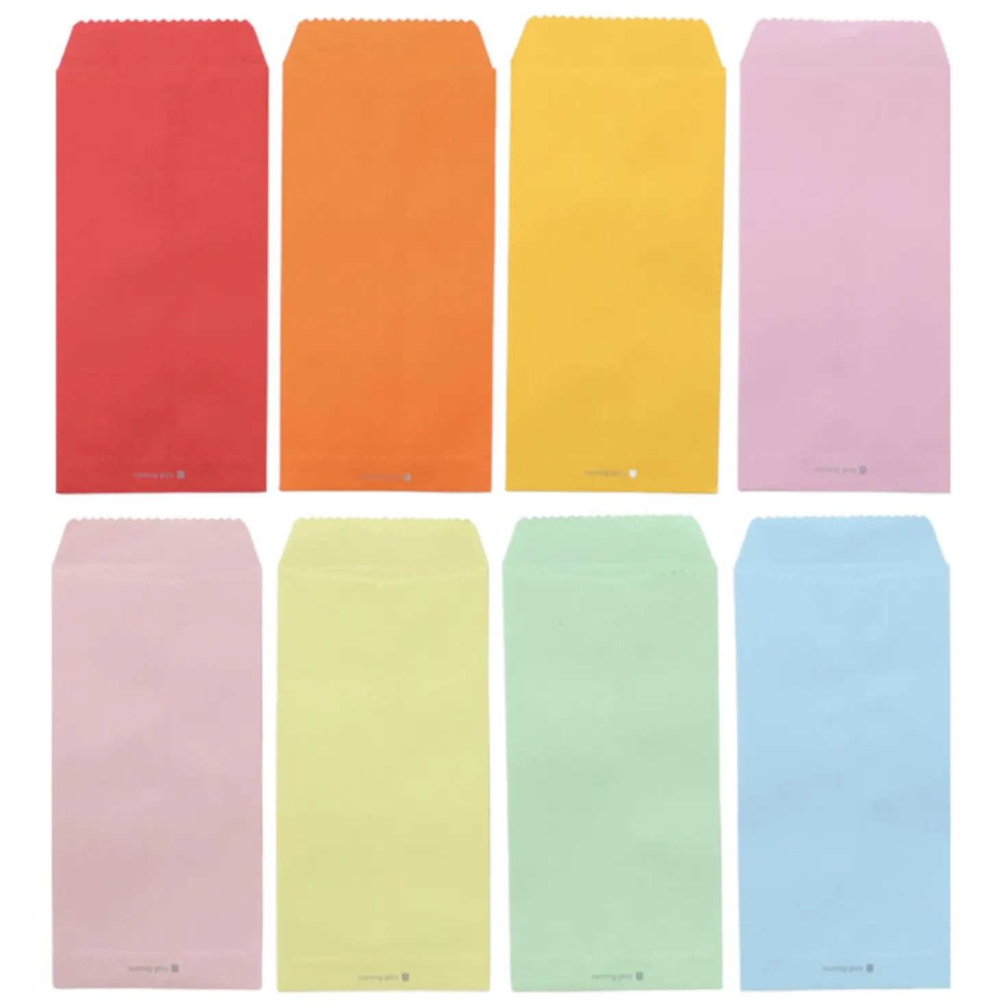 4pcs Colorful Vertical Envelope Set
