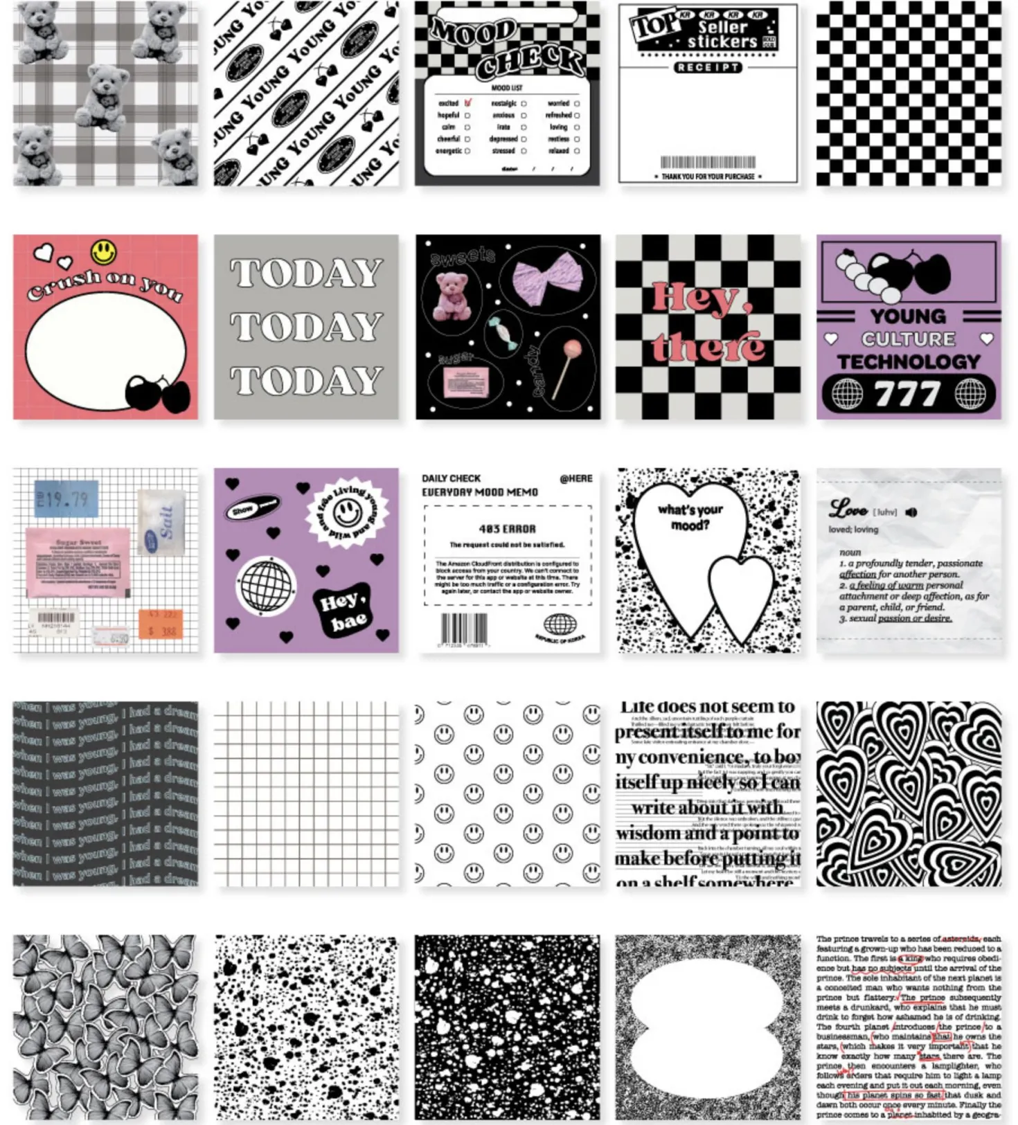 50pcs CYO Deco Sticker Set v2