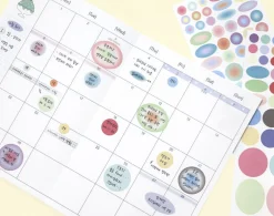 2pcs Daily Dot Sticker Set