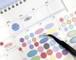 2pcs Daily Dot Sticker Set