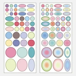 2pcs Daily Dot Sticker Set