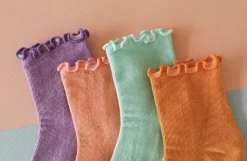 4pcs Daily Kids Crew Socks Set
