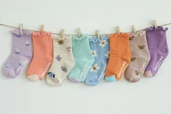 4pcs Daily Kids Crew Socks Set