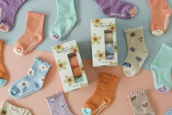 4pcs Daily Kids Crew Socks Set