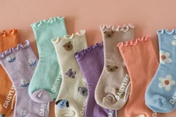 4pcs Daily Kids Crew Socks Set