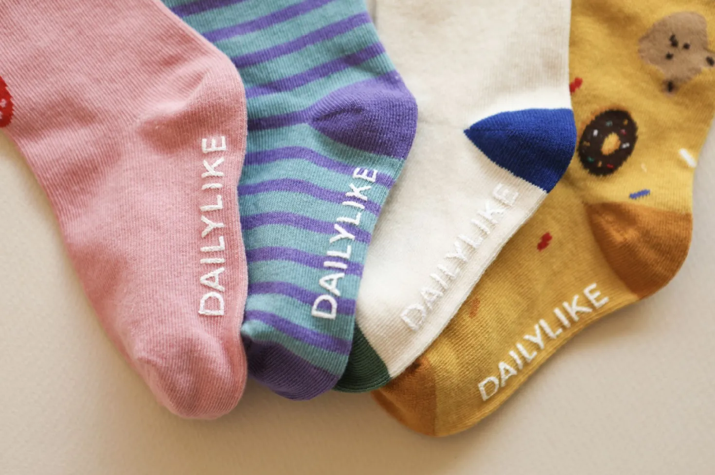 4pcs Dailylike Kids Knee Socks Set