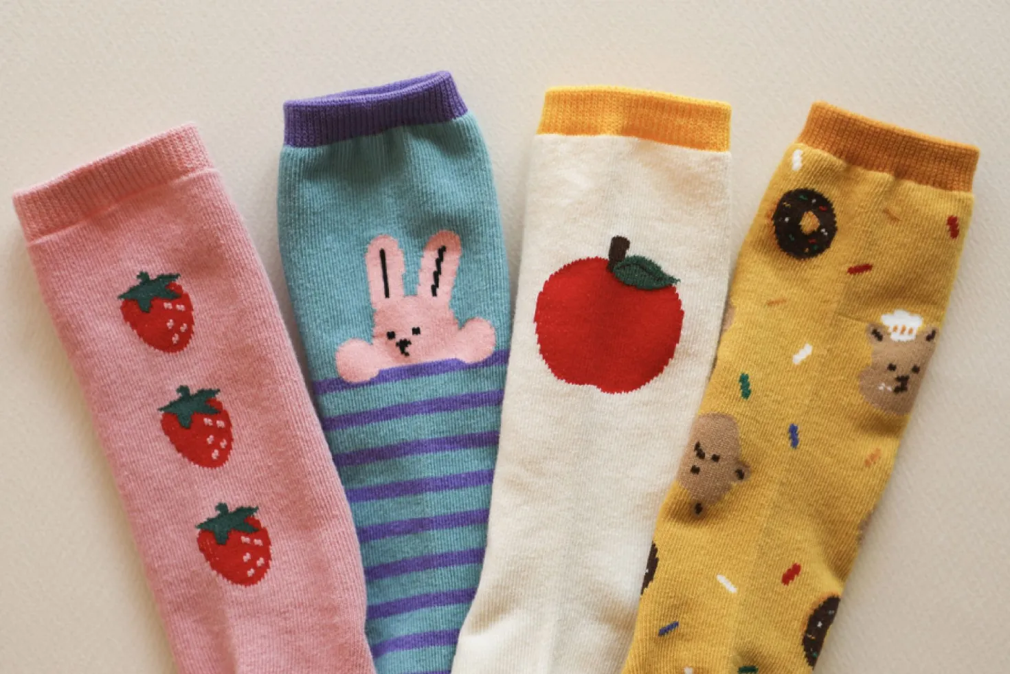 4pcs Dailylike Kids Knee Socks Set