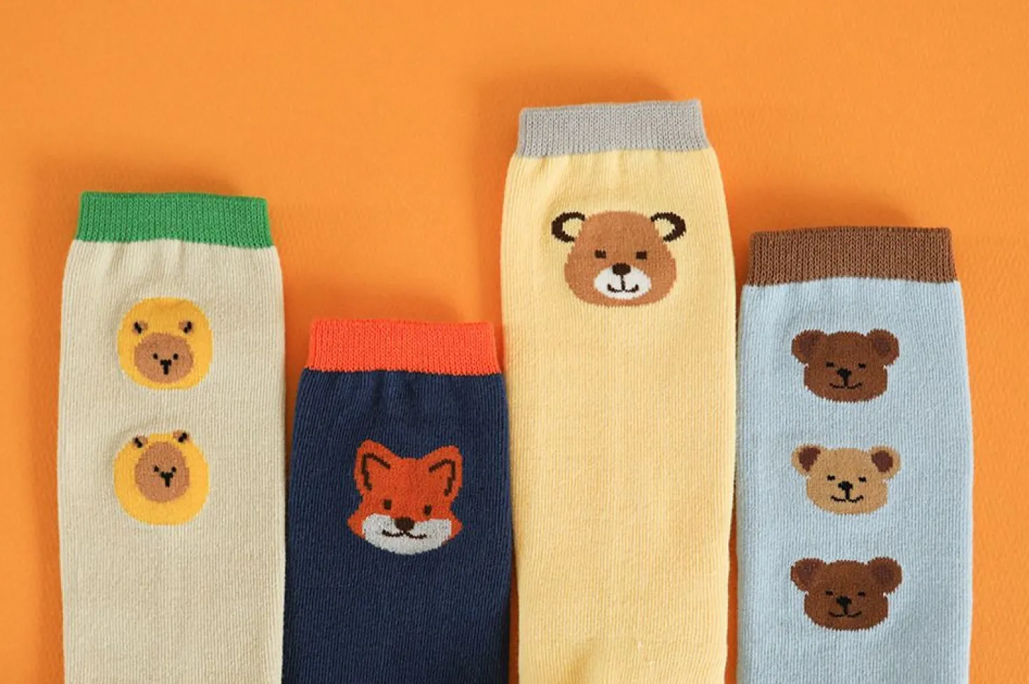 4pcs Dailylike Kids Knee Socks Set