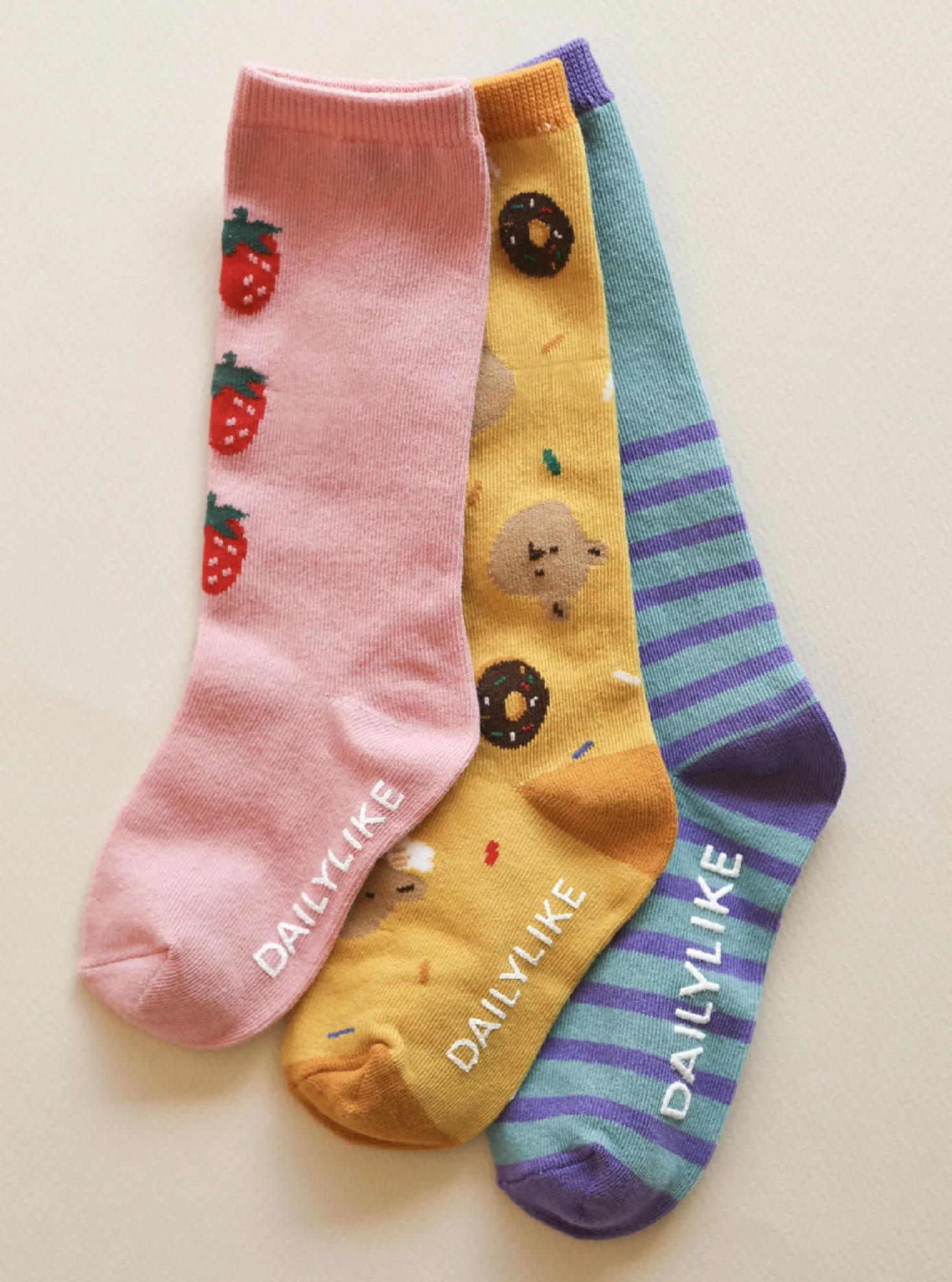 4pcs Dailylike Kids Knee Socks Set
