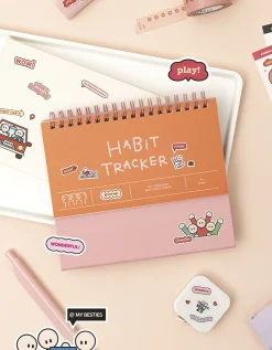 6pcs Daily Point Removable Sticker Set