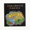 20pcs Doodle Drawing Removable Sticker Set