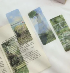 4pcs Gogh & Monet Bookmark Set