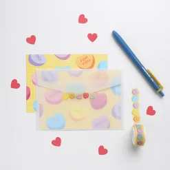 2pcs Heart Card & Envelope Set