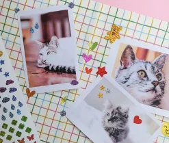 3pcs Hologram Shapes Sticker Set