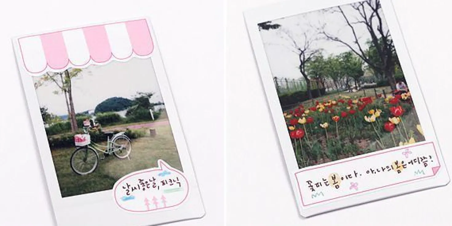6pcs Instax Deco Sticker Set