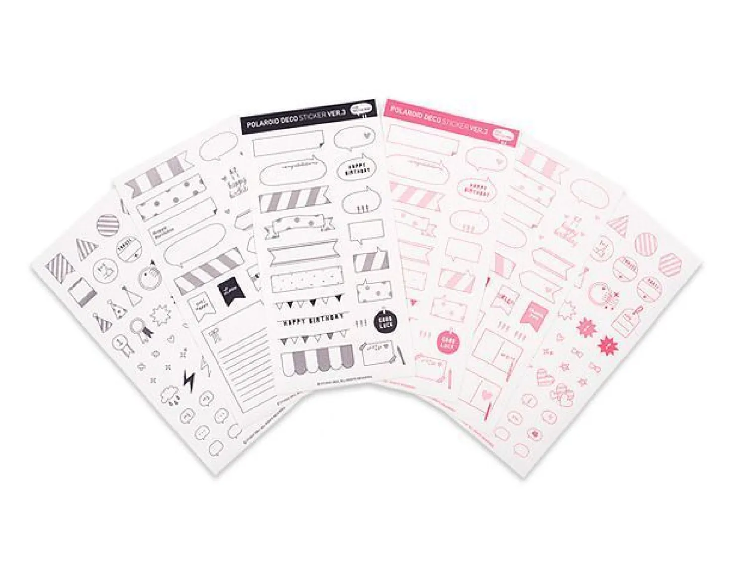 6pcs Instax Deco Sticker Set