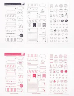 6pcs Instax Deco Sticker Set