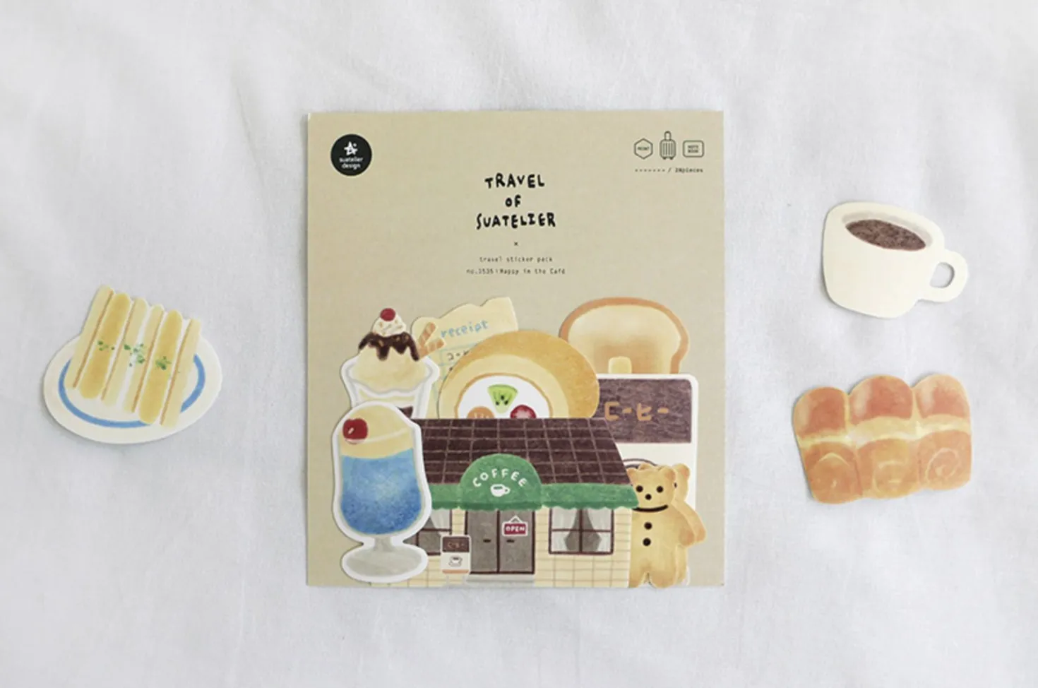 28pcs In the Cafe Sticker Set