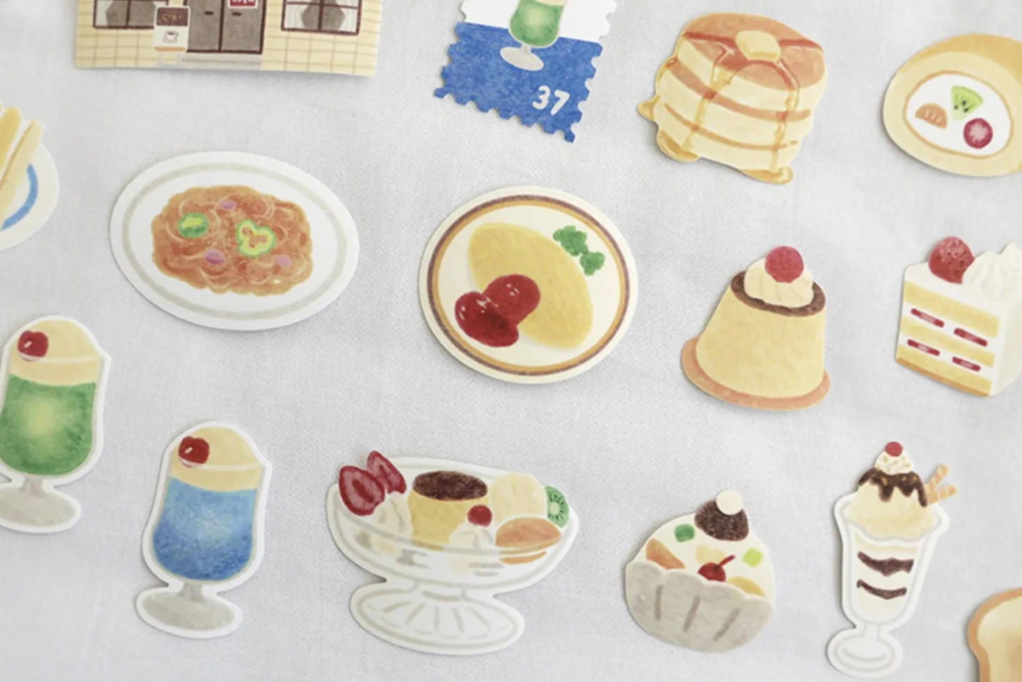 28pcs In the Cafe Sticker Set