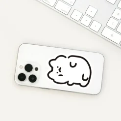 6pcs Jumping Cat Removable Sticker Set