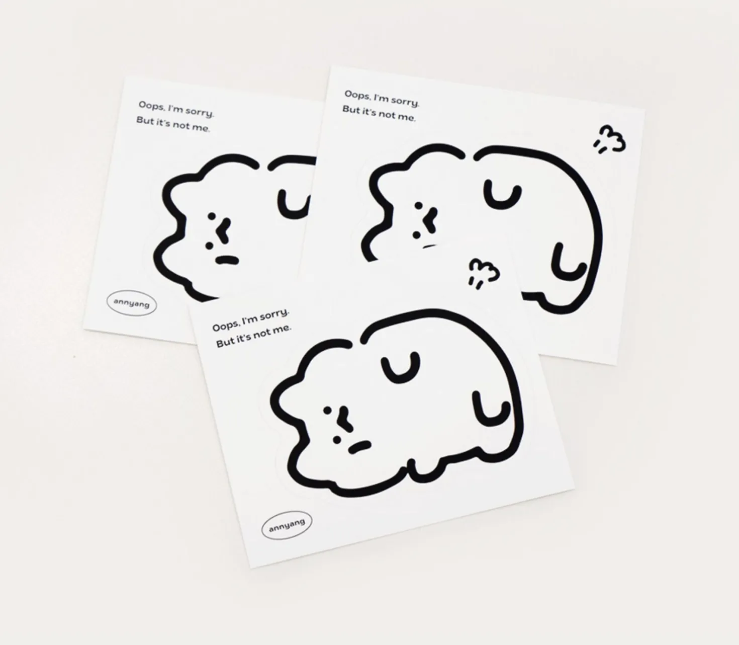 6pcs Jumping Cat Removable Sticker Set