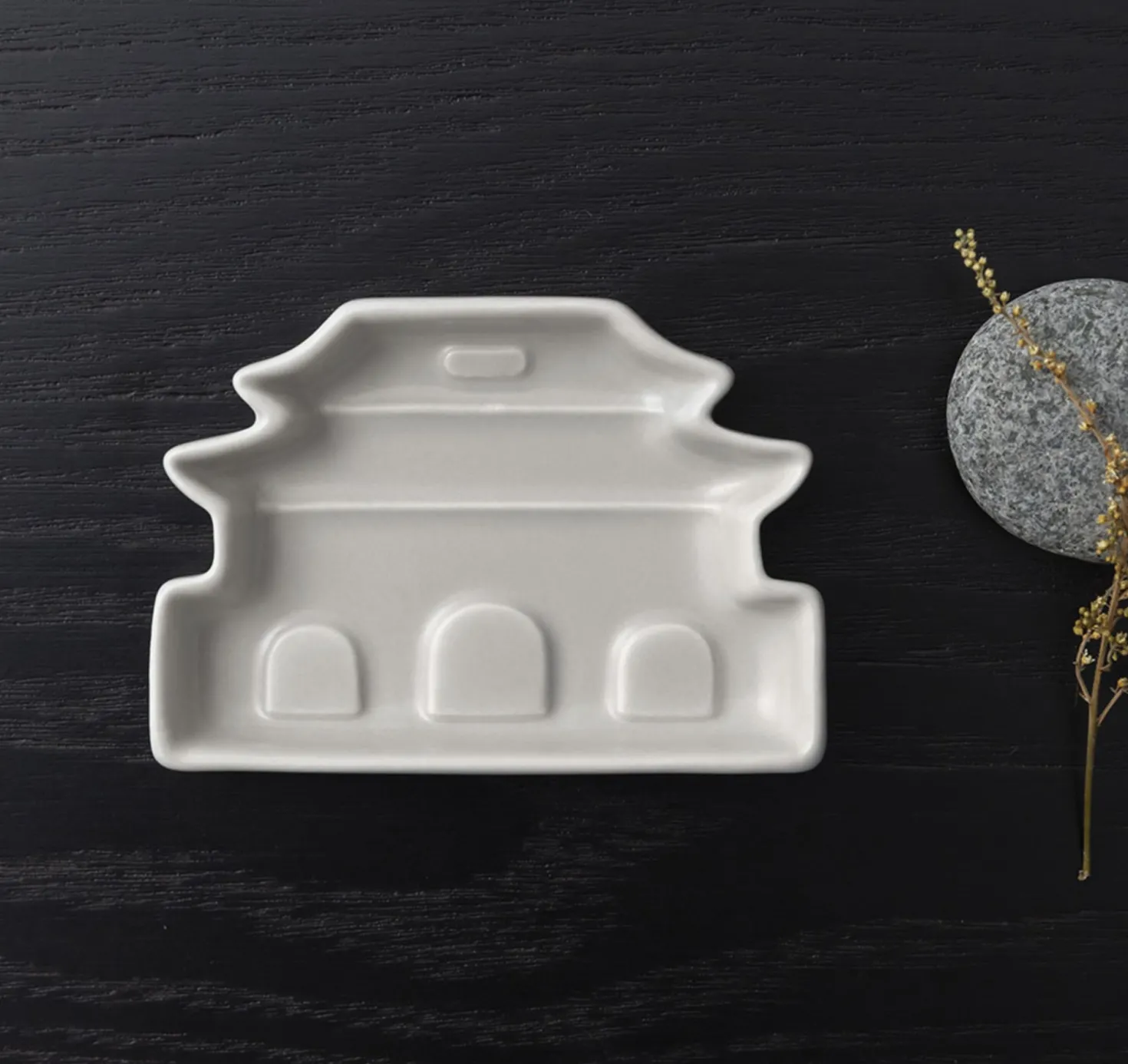 3pcs Korean Palace Mini Sauce Dish Set