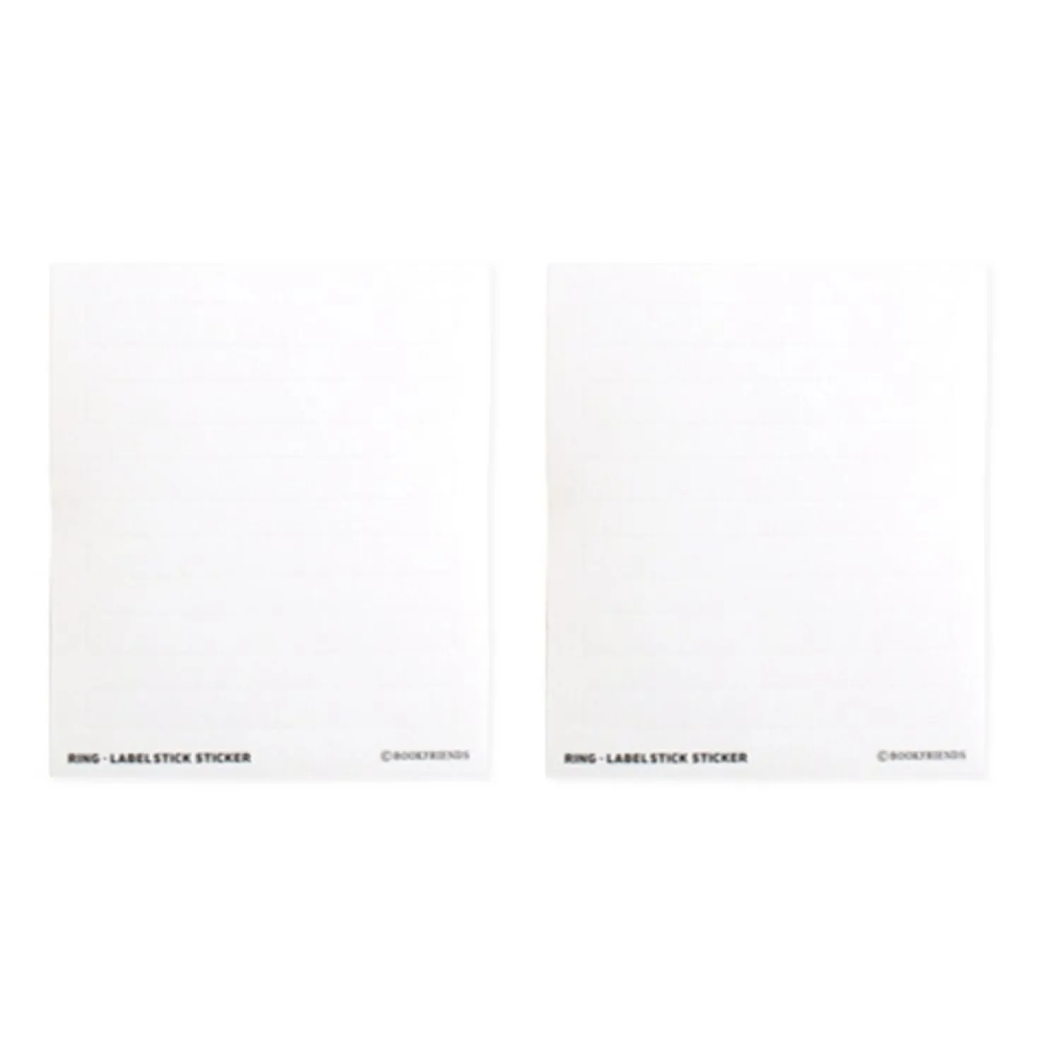 2pcs Label Sticker Set