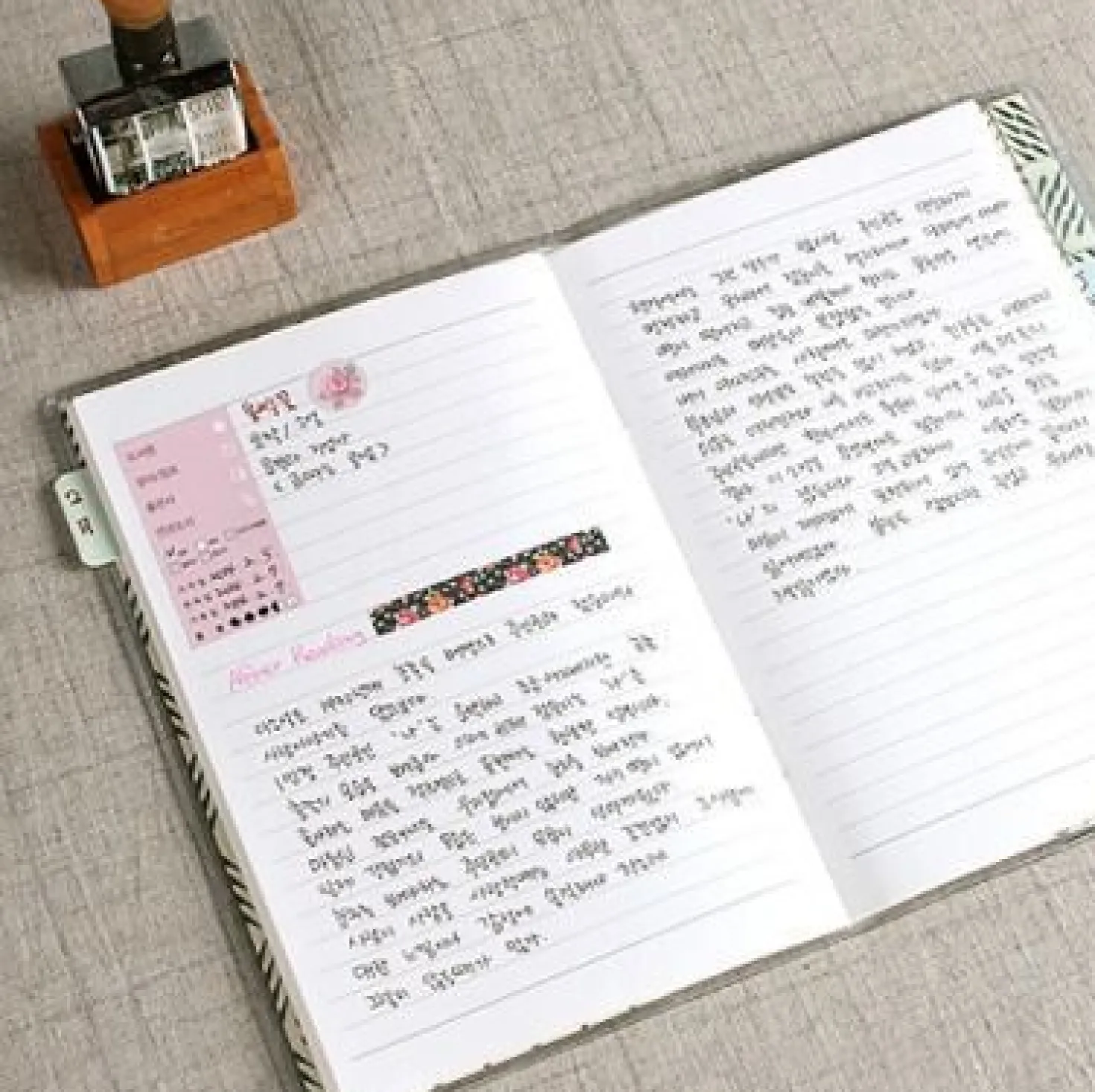 3pcs Mina Vanner Lined Refill Notebook Set