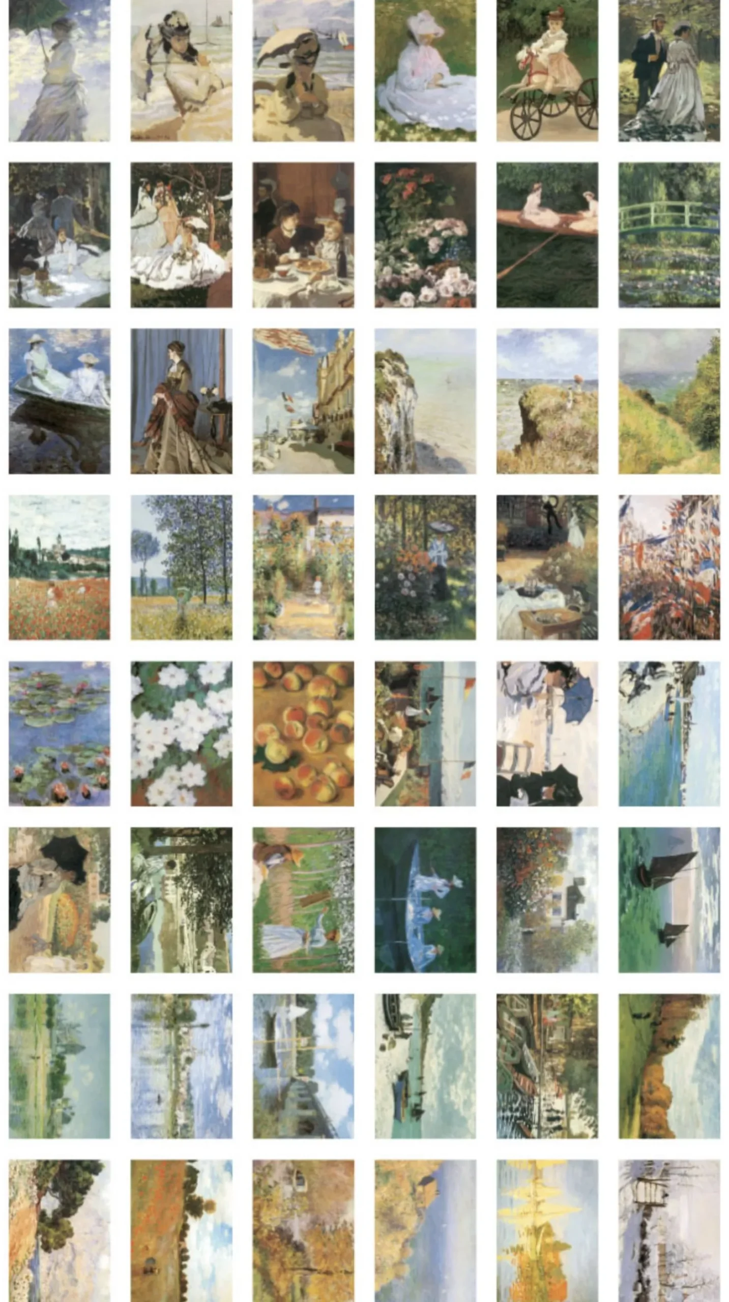 48pcs Monet Label Sticker Set v1