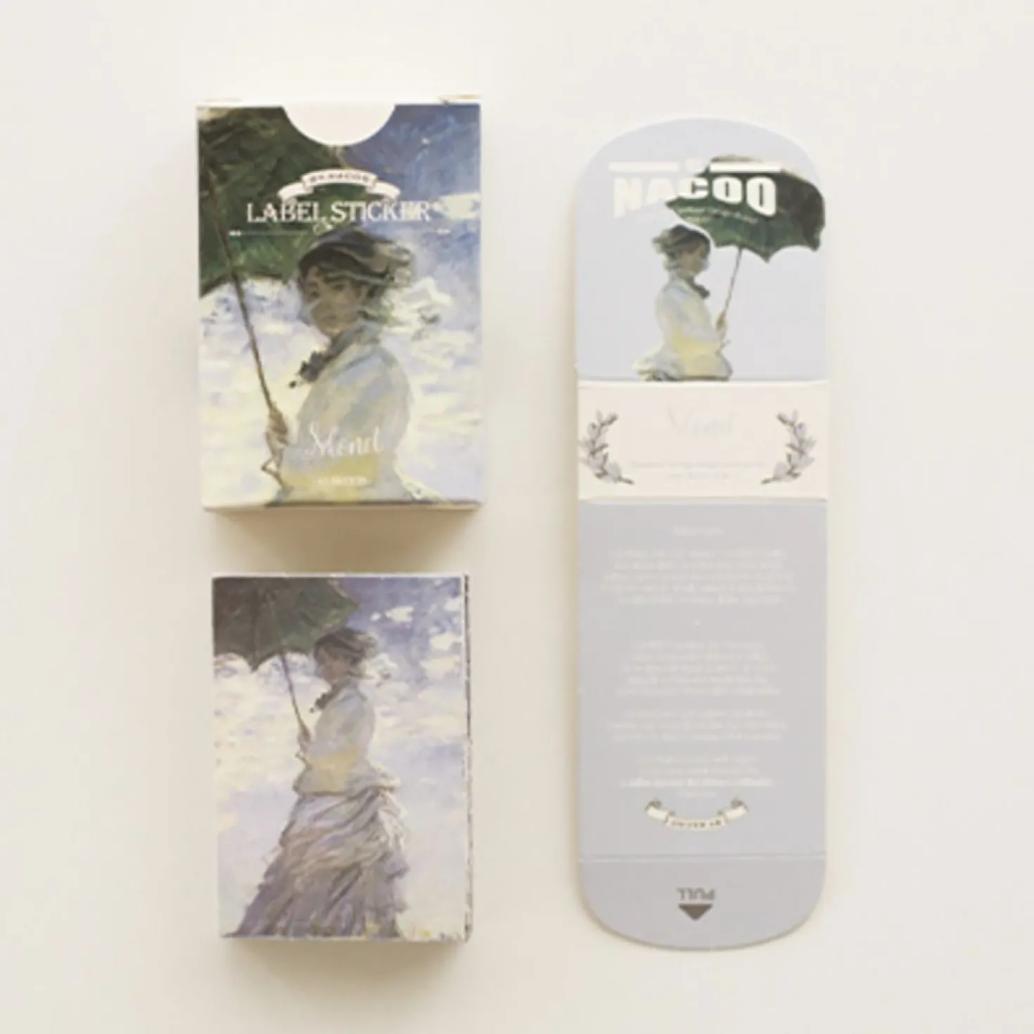 48pcs Monet Label Sticker Set v1