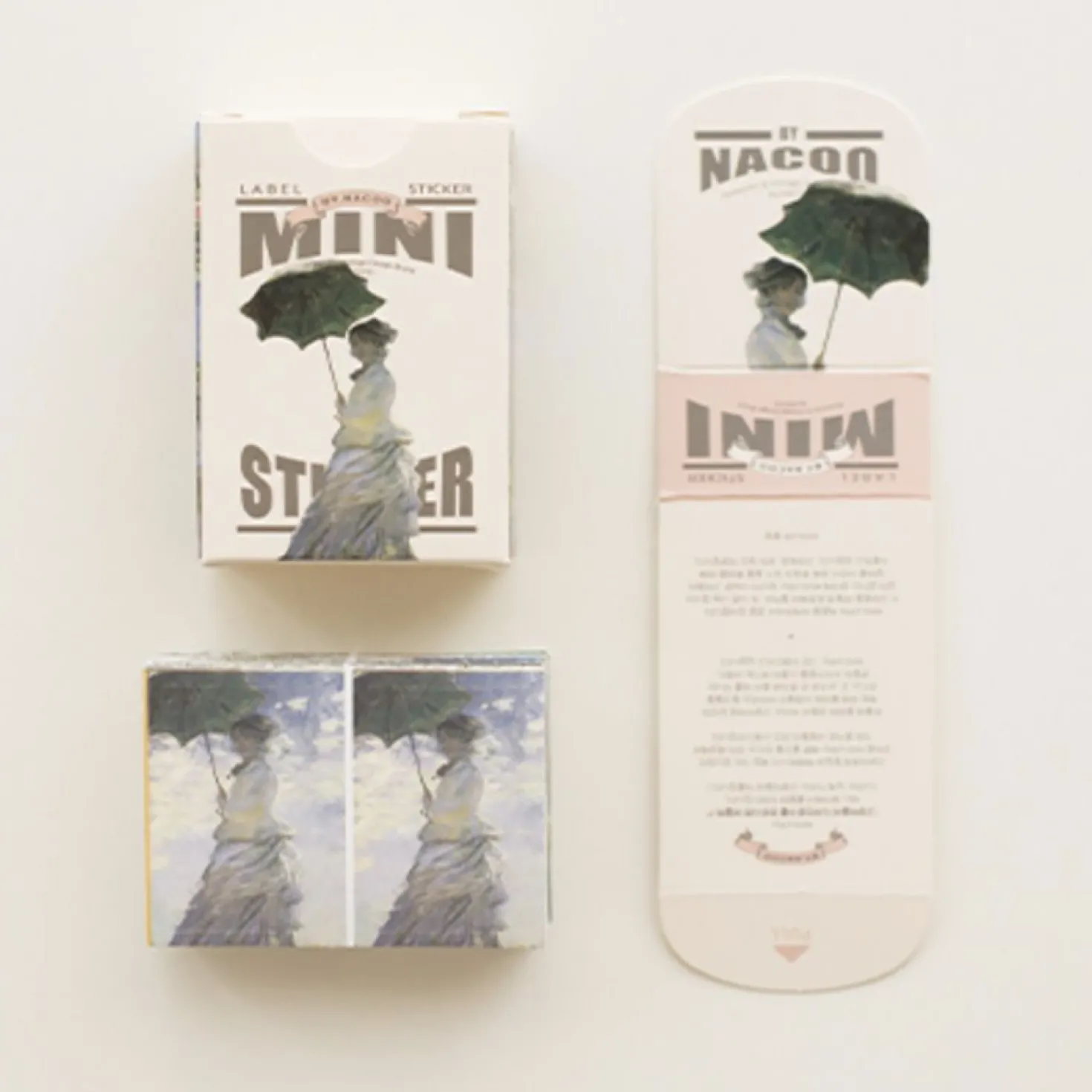 48pcs Monet Label Sticker Set v1