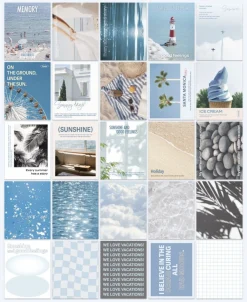 50pcs Moodscape Background Sticker Set