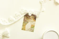 48pcs Mucha Label Sticker Set