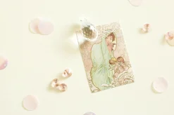 48pcs Mucha Label Sticker Set