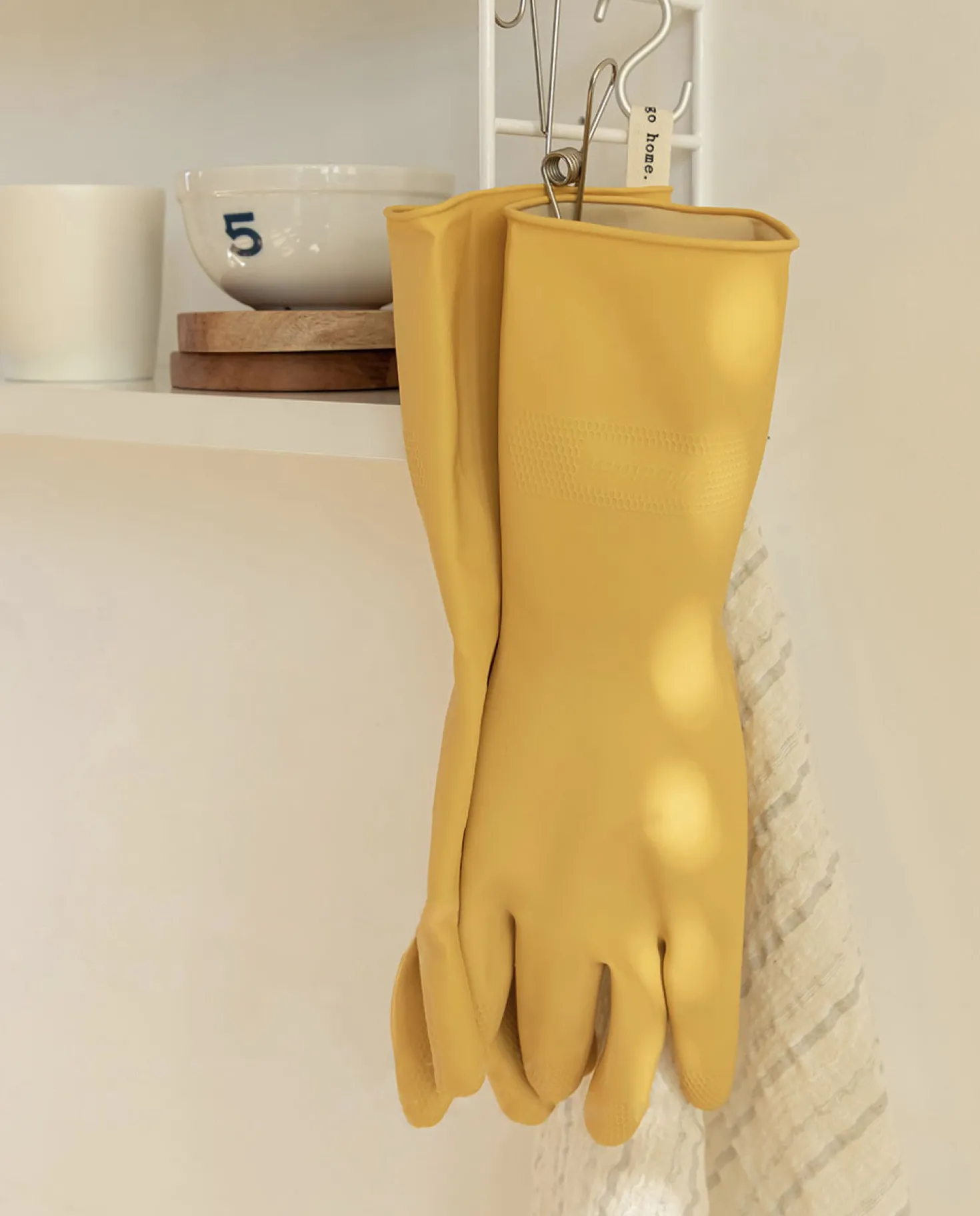 3pcs Natural Rubber Latex Gloves Set