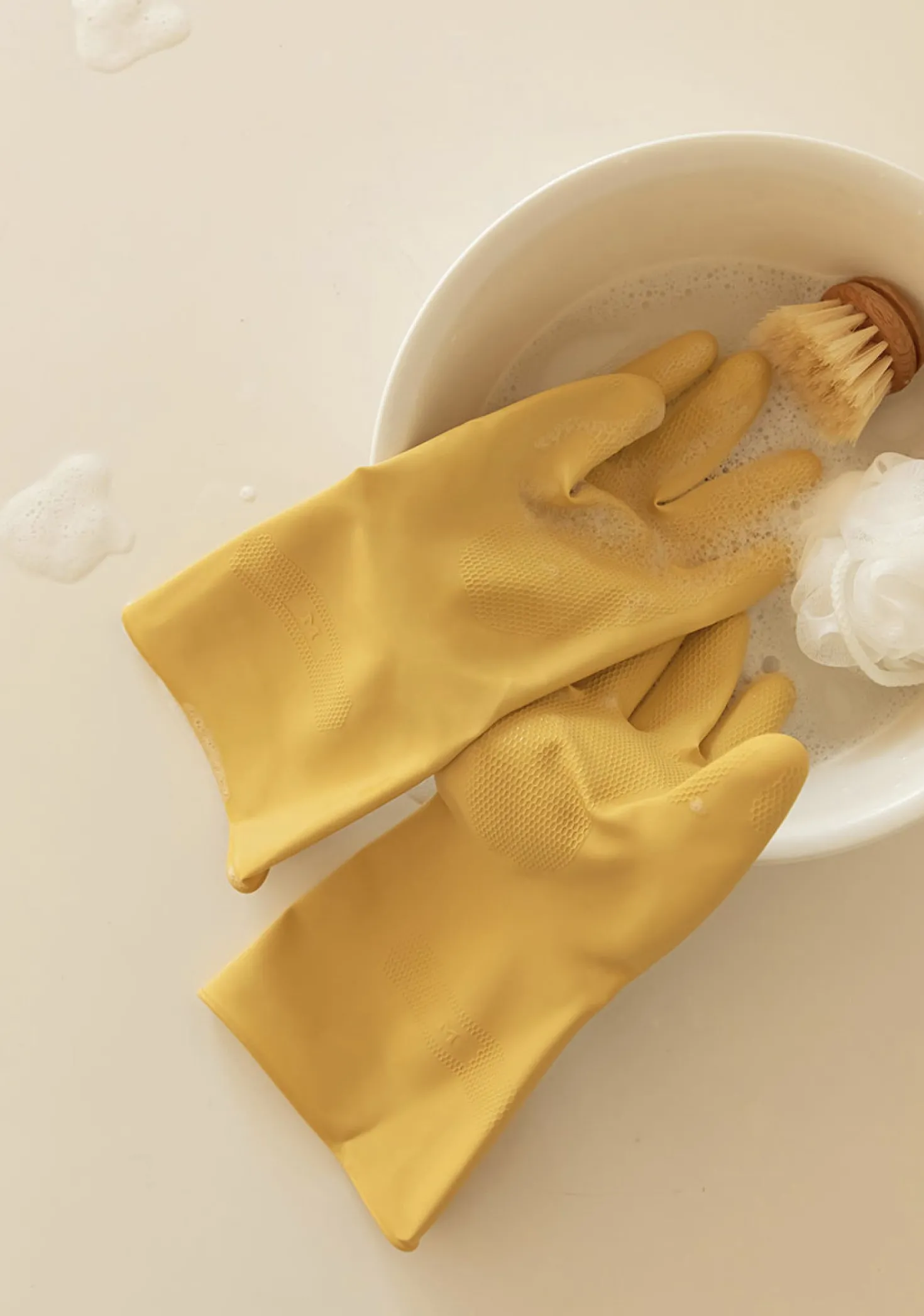 3pcs Natural Rubber Latex Gloves Set